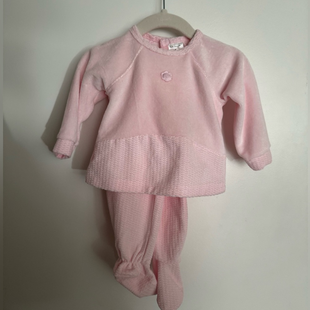 Baby girl 9 Months pink matching set